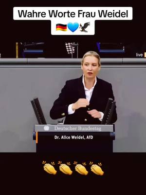 A post by @magnum582 on TikTok caption: Vaterlands Liebe ist kein Verbrechen  💙💙🇩🇪🦅#afdfraktionsvorsitzende #tiktok #Aufrufe #folgen #viral #like #fy #afd #heimatliiebe #fürdeutschland🇩🇪 #aliceweidel @Twins❤ @David 🇩🇪🦅 @AfDFraktionimBundestag @Schubsi @Natalie ❤️ @Afd💙 