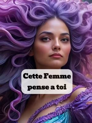 A post by @esoteric_vibes on TikTok caption: Cette Femme pense a toi #karma #abondanceamour #loiattraction #france