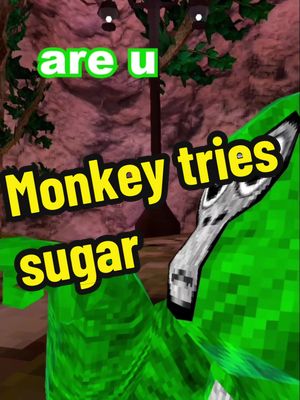 A post by @omb_wants_pineapple on TikTok caption: Monkey eats WAY to much sugar in gorilla tag!! #CapCut #monkey #gtag #comedy #memes #gorillatag #funny #meme #ombwantspineapple #sugar #sugarrush 