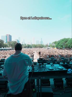 A post by @itsmurphmusic on TikTok caption: what just happened?! 2pm in the scorching heat. Very grateful @Lollapalooza  #itsmurph #lollapalooza 