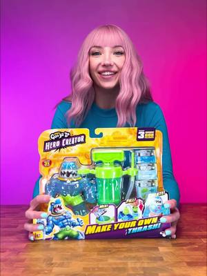 A post by @gabifaye on TikTok caption: They come with goo, but the ingredients are up to you! 😍 Sponsored by Moose Toys @supermoosetoys #toys #goojitzu #asmrtoys #toyunboxing #stretchy #herocreator #squeezetoy 