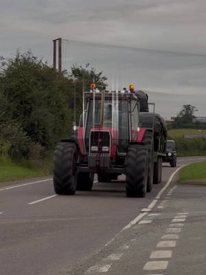 A post by @farm_hub_ on TikTok caption: Big in the bale game @Jim 🌱🔥 #agri #CapCut #farming #rearsteer🥵 #farmhub #masseyferguson #agriculture #britishfarming #agrispec #agspec #ag #3120 #Summer #bales 