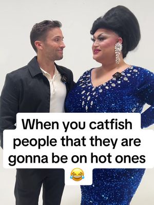 A post by @jrandofficial on TikTok caption: I have a new show where singers eat hot sauce then sing. I hope you take the time to watch one day. Until then im catfishing guests that they are on hot ones. 🐈 🎣 🥵 🎤 ily @Ada Vox  #hotones #catfish #singersoftiktok #fyp #funnyinterview 