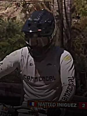 A post by @isma.mtb on TikTok caption: The french goat @matteoiniguez999🔥 #ismamtb #foryou #fyp #mtbedit #redbull #hardline #edit #iniguez #mtb 