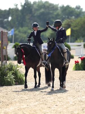 A post by @usequestrian on TikTok caption: From dreams to reality 🥰 #ponyfinals | #USEquestrian