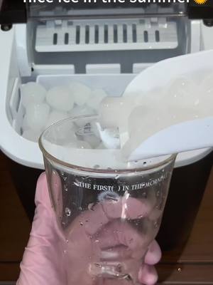 A post by @ice.burgerking on TikTok caption: Nice ice in the summer #icemaker #icecubes #asmr #bulleticemaker #icemachine #icetok #tiktokmademebuyit 