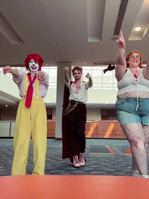 A post by @thecirclecosplay on TikTok caption: hot n ready #fastfood #otakon2024 #chappellroan #cosplay @Lydia @cosplaybobarli 