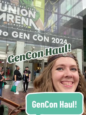 A post by @the.long.rest on TikTok caption: I walked away with so many goodies!  #genconhaul #gencon #gencon2024 