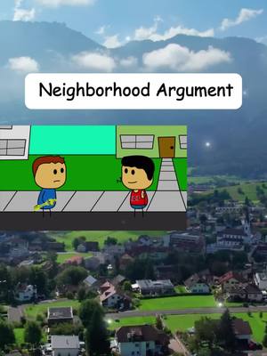 A post by @bearfactory.com on TikTok caption: Neighborhood Argument #funnyvideos #cartoon #brewstew