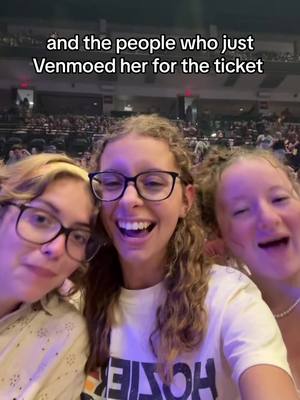 A post by @fallingthroughwalls on TikTok caption: Needless to say we were shocked by our view, first row for hozier went crazy @Jada @lyd 🌿  (Thanks lydia for letting me steal your video idea, love youuuu)   #unrealunearthtour #unrealunearthtour2024 #columbus #fangirl #hozier #concerts #foryou #fyp #foryoupage 