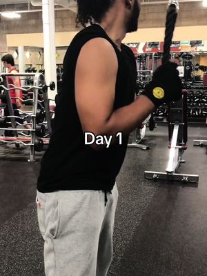 A post by @itserik.io on TikTok caption: Day 1 or 1 day, you pick🫡 #dayoneoroneday #beforeandafter #GymTok #gymmotivation #gymshark 