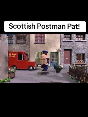 A post by @scottishcomedycentral on TikTok caption: Scottish Postman Pat! #scottishvoiceovers #scottishcomedycentral #scottish #scottishtiktok #scottishcomedy #Scotland #scottishvoiceovercartoons #scottishpostmanpat 