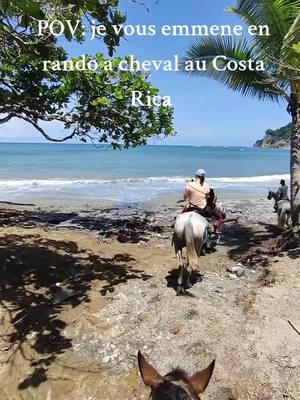 A post by @djakpot on TikTok caption: j'ai eu la chance de partir 2 semaines au Costa Rica faire des randos a cheval#costarica #travel #wanderlust #horselife #horseriding 