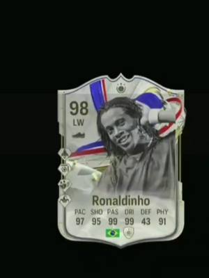 A post by @elite_editzzz on TikTok caption: name a colder Toty year evo design #ronaldinho #fc24 #ultimateteam #gaming #fyp 