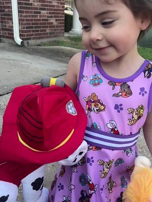 A post by @candiceandmaemae on TikTok caption: Maemae loving her paw patrol #MaeMaeAllDay #pawpatrol #momlife #texasgirl #texas #toddlerLife #autism #ASD  #Summer 