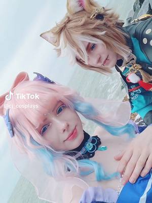 A post by @kushikuto.cos on TikTok caption: I have just moved places and I have no time at cosplay 😭 and zero content to post  my drafts are EMPTYYYYY  I won't be able to cosplay for a while yet, not until we sort everything out in our new place :3 please be patient and I'll be back soon, much love <3 @cj_cosplays #gorou #kokomi #genshin #GenshinImpact 