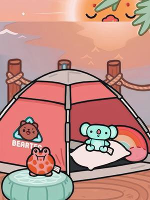 A post by @charlieestoca on TikTok caption: ･῾ ᵎ ⋒ ꒰🌞꒱ Harper tries camping in the backyard ☻ 𝐈𝐁 :  me 𝐓𝐀𝐆𝐒* ♡̆̈ 🍒‧₊˚#tocaboca #fyp #tocalifeworld #toca #xyzbca #foryou #actives #tocabocaworld #christmas #trend #aesthetic #tocaroleplay #tocalife #tocafamily #tocahacks #tocagift #freetocaboca #freetoca #tocahouse #tocacharacters #tocaglitch #charlieestoca #snow #spring #valentines #cleangirl #beigeaesthetic #flowers