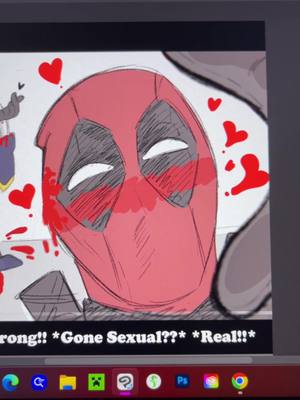 A post by @unkown_simp on TikTok caption: Ive been inactive for a bit but heres some wolverine x deadpool content! FAKE BLOOD obviously tiktok.  #deadpoolmovie #deadpool #wolverine #deadpoolandwolverine 