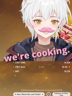 A post by @kaisukae on TikTok caption: CATBOY VS ARTIFACTS #GenshinImpact #vtuber #genshin #funny #memes  ------------------------------------------------------------------- Rolling artifacts never goes as planned..  If you like my content, make sure to like and comment! ----------------------------------------------------------------------- Other socials to find me at: Twitch: https://www.twitch.tv/kaisukae Youtube: https://www.youtube.com/@Kaisukae --------------------------------------------------------------