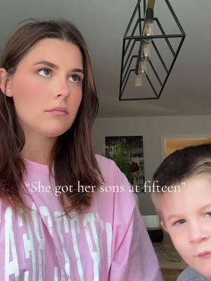 A post by @delphinelafond on TikTok caption: No caption needed😐 #fyp #babymama #teenmom #fifteen #boy #son 