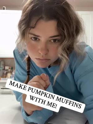 A post by @emiliamacie on TikTok caption: pumpkin muffins!!! #baking #bakingrecipe #muffins #pumpkin #fall #autumn 