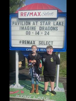 A post by @mamabear1921 on TikTok caption: We had the best time last night! What an amazing experience it was taking my big guy to his first concert! Thank you Nina for making it so memorable! #fyp #MomsofTikTok #imaginedragons #firstconcert #remaxselect #remax 