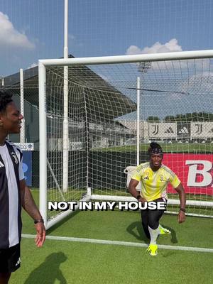 A post by @drinkprime on TikTok caption: @IShowSpeed still can’t score on @KSI #drinkprime #ishowspeed #ksi #juventus 