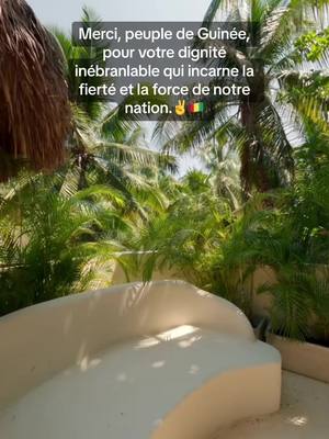 A post by @mamadoualphaba224 on TikTok caption: Merci, peuple de Guinée, pour votre dignité inébranlable qui incarne la fierté et la force de notre nation.✌️🇬🇳#guineenne224🇬🇳 