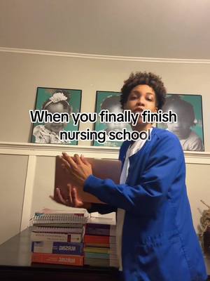 A post by @surgtechbae on TikTok caption: I did it yall! I survived nursing school! #fypシ゚viral #nursingstudent #nursingschool 