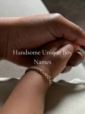 A post by @abundantlyblck on TikTok caption: #boynames #foryou #viral #babynames #uniquenames #momtok #fyp #babyboy #babies 