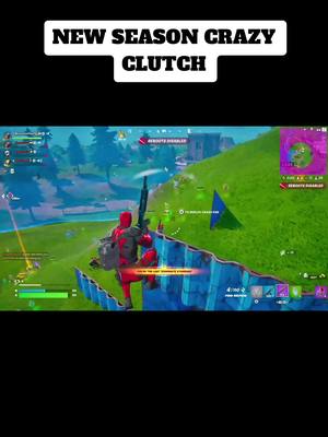 A post by @brycelessfishing on TikTok caption: 1 V 3 New Season Clutch🥵 👑 #fortnite #fortniteclips #progamer #fortnitereload 