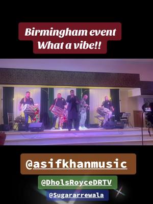 A post by @teamasifkhanmusic on TikTok caption: #teamasifkhan #asifkhanmusic #events #desimusic #fypシ゚viral #birmingham #tahirnayyer #trending #fanslove #capcut #asianmusic #folkmusic 