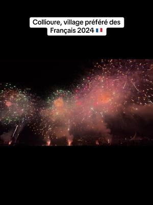 A post by @axelgrmd on TikTok caption: Feu d’artifice de la ville de Collioure (66) pour les fêtes de la Saint-Vincent 🎆 #fyp #pourtoii #collioure #16aout #feudartifice 