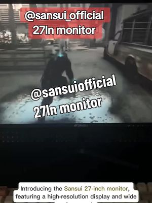 A post by @meauxproblemz on TikTok caption: Sansui 27in monitor is having a flash sale right now so get yours before the sale is over. #shoppablecontent #Monitor #flashsale #linkinvideo 