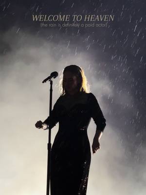 A post by @atblt0 on TikTok caption: pov: you meet with adele when entering heaven✨ (from Munich night 5 - all videos are mine) @Adele Access #adele #adeleinmunich #queen #oneandonly #angel #adeletour #weekendswithadele #adelelive 