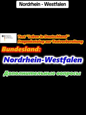 A post by @deutschlernen1980 on TikTok caption: Nordrhein - Westfalen