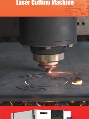 A post by @metallasercutter on TikTok caption: Metal laser cutting machine cutting 15mm carbon steel#tiktok #foryou #hongniulaser #foryoupage #fiberlaser #metallasercutter #lasercutting 