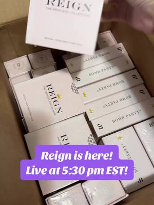 A post by @phoenixrisingreveals on TikTok caption: The HIGHLY exclusive amd limited Reign: Princess collection is here!!! Join me at 5:30 to reveal! #phoenixrisingreveals #reignprincesscollection 