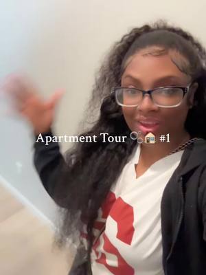 A post by @llilkayah on TikTok caption: What yall think about this one ? More tours coming soon 🫶🏽 #fypシ゚viral #fyp #apartmenttour 