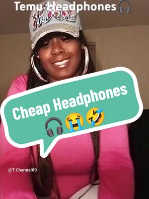 A post by @glamqueens02 on TikTok caption: #fypage #comdey #headphones #headphonechallenge #funny #rihanna #likecommentsharefollow❤ #fypシ゚viral #🤣 