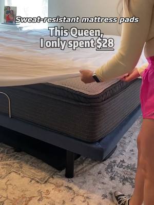 A post by @diyfair_ave on TikTok caption: This soft mattress topper is so popular#pad #mattressprotector #pillowcover #softer #foryou #bedroom #roomdecor #onsale #sweetdreams #fypシ゚viral