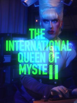 A post by @pythia.queen on TikTok caption: I won the Ball on RuPaul’s Drag Race Global All Stars!!! AAAAHH! I’m officially the international queen of mystery heehee! 🕵🏻‍♀️🔎 Video by @Fernando Cysneiros rest of the credits on insta! 