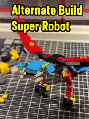 A post by @dannyfordjohnson on TikTok caption: Now its a Creator 4-in-1! Thank you @jean bean for sending this to me! #lego #creator #superrobot #alternatebuild 