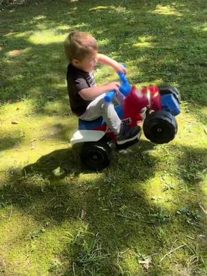 A post by @appalachianwrench on TikTok caption: My son’s 6 volt 4 wheeler quit charging, so I went with a cheap and easy fix that’s also a bit of an upgrade. #powerwheels #toddler #dadlife #fatherson #atv #offroad #quad #4wheeler #westvirginia #toddlerlife #tools #dewalt #wrench #fixit #DIY #doityourself 