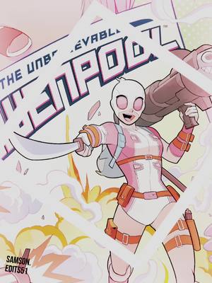 A post by @samson.edits51 on TikTok caption: After a 16 month hiatus, I have returned! And I read a lot of Gwenpool! #gwenpool #gwenpooledit #marvel #marveledit #fyp #foryou 