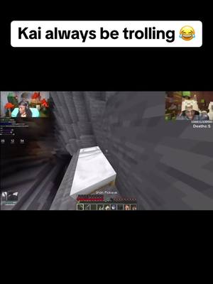 A post by @crketchum on TikTok caption: Told speed aswell to be carefull 🤦‍♂️ #fyp #kaicenat #ishowspeed #Minecraft #viral #trending 