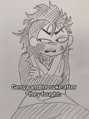 A post by @leenahashibira on TikTok caption: Lets ignore the fact that i forgot genyas scar 💋 #kimetsunoyaiba #demonslayer #genya #inosuke #demonslayerseason3 #ijustpoopedmypantshelpme #feet 