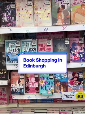 A post by @readingwithamy on TikTok caption: Books and Totes what else do you need? #edinburgh #Scotland #scotlandtiktok #BookTok #readingwithamy #bookshopping #comebookshoppingwithme #comeshopwithme #bookstore #waterstones #theworksbooks #bookstorevlog #bookhaul 