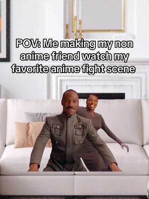 A post by @bunnysakai on TikTok caption: Which fight scene you showing them? #anime #animememe #animetok 