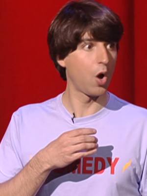 A post by @standup on TikTok caption: Straws always betray you. 🎤: Demetri Marin  #standup #demetrimartin #straws #ice